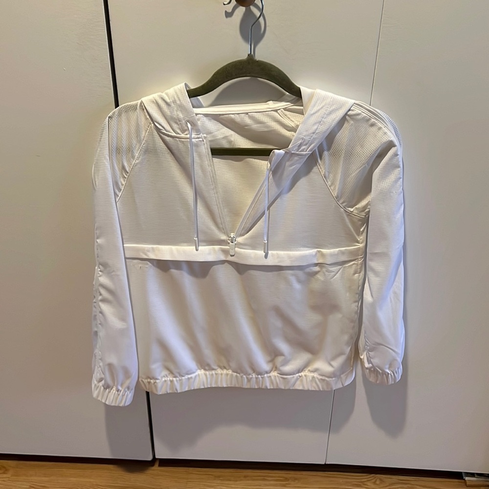 Lululemon white half zip